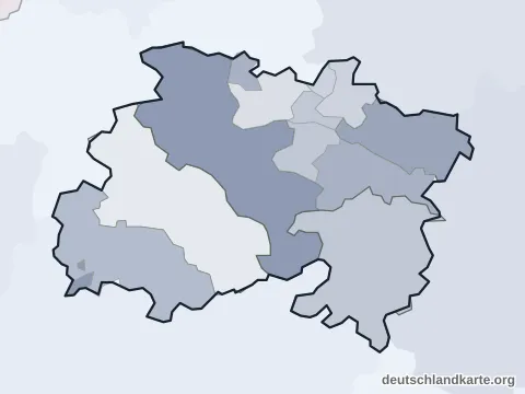 Vorschau: Verwaltungsgliederung vom Landkreis Lichtenfels