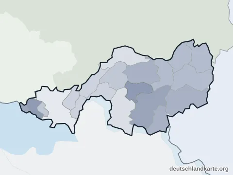 Vorschau: Verwaltungsgliederung vom Landkreis Lindau (Bodensee)