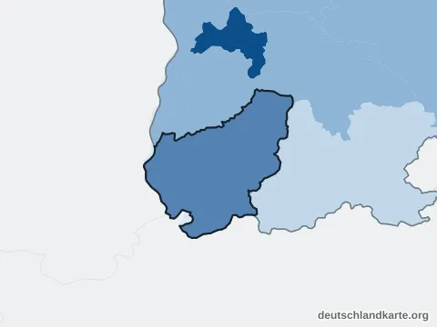 Vorschau: Bevölkerungsdichte vom Landkreis Lörrach