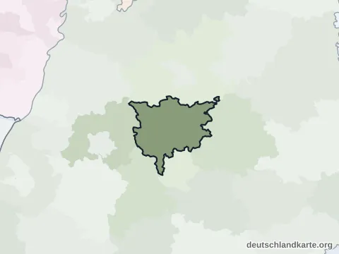 Vorschau: Nachbarkreiskarte vom Landkreis Ludwigsburg