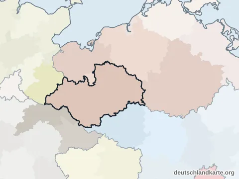 Vorschau: Nachbarkreiskarte vom Landkreis Ludwigslust-Parchim