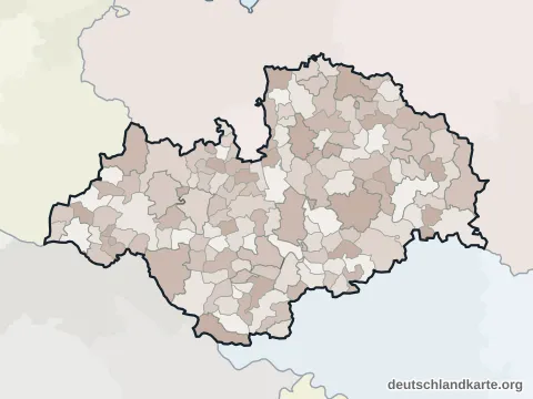 Vorschau: Ortskarte vom Landkreis Ludwigslust-Parchim
