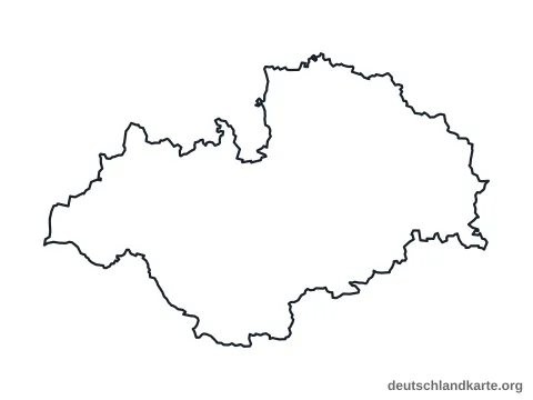 Vorschau: Umrisskarte vom Landkreis Ludwigslust-Parchim
