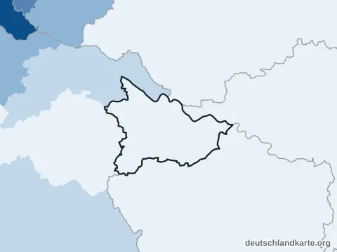 Vorschau: Bevölkerungsdichte vom Landkreis Lüchow-Dannenberg