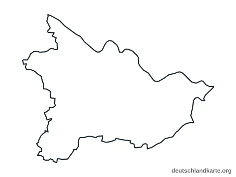 Vorschau: Umrisskarte vom Landkreis Lüchow-Dannenberg