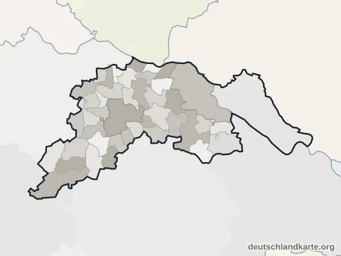 Vorschau: Ortskarte vom Landkreis Lüneburg