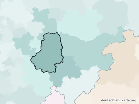 Vorschau: Nachbarkreiskarte vom Märkischen Kreis