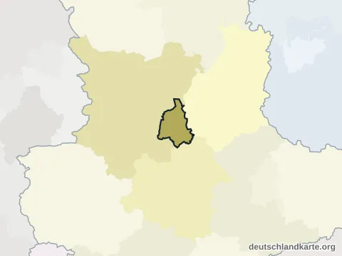 Vorschau: Nachbarkreiskarte von der kreisfreien Stadt Magdeburg