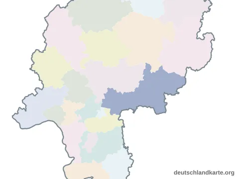 Karte: Main-Kinzig-Kreis in Hessen