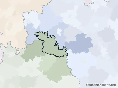 Vorschau: Nachbarkreiskarte vom Main-Tauber-Kreis