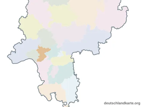 Karte: Main-Taunus-Kreis in Hessen