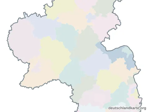 Vorschau: Karte im Bundesland vom Landkreis Mainz-Bingen