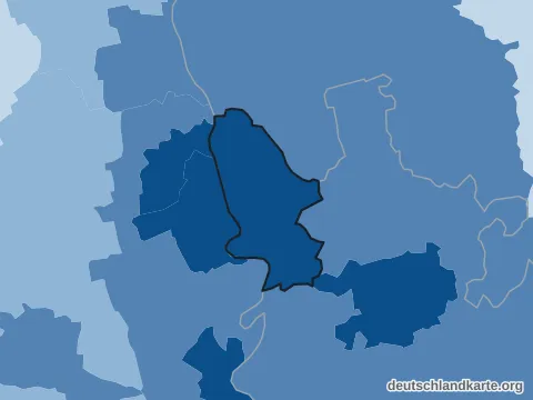 Vorschau: Bevölkerungsdichte vom Stadtkreis Mannheim