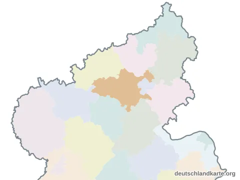 Vorschau: Karte im Bundesland vom Landkreis Mayen-Koblenz