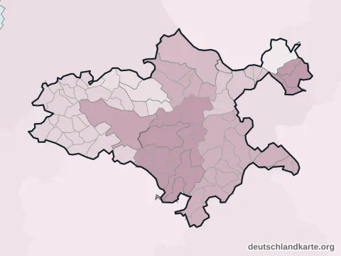 Vorschau: Verwaltungsgliederung vom Landkreis Mayen-Koblenz