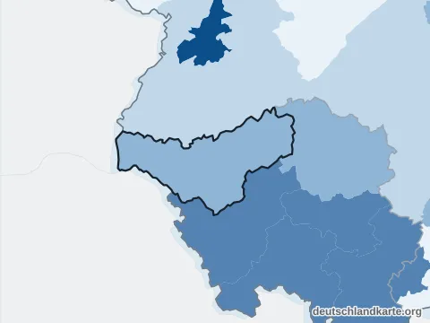 Bevölkerungsdichte: Landkreis Merzig-Wadern