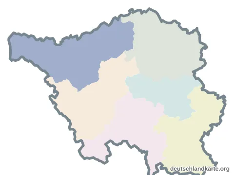 Karte im Bundesland: Landkreis Merzig-Wadern