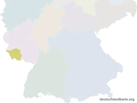 Lagekarte: Landkreis Merzig-Wadern