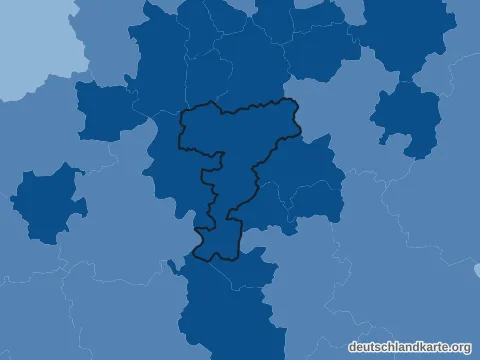 Vorschau: Bevölkerungsdichte vom Kreis Mettmann