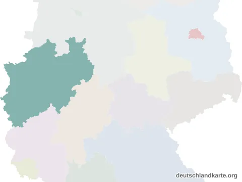 Vorschau: Lagekarte vom Kreis Mettmann