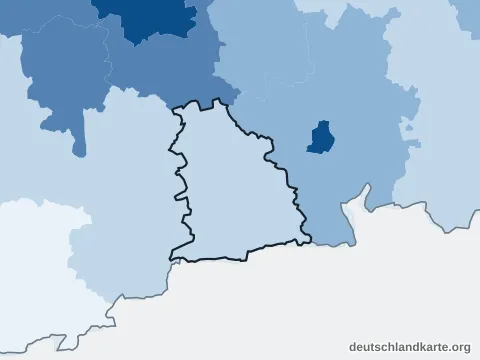 Vorschau: Bevölkerungsdichte vom Landkreis Miesbach