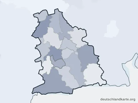 Vorschau: Verwaltungsgliederung vom Landkreis Miesbach