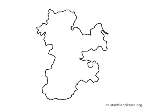 Vorschau: Umrisskarte vom Landkreis Miltenberg