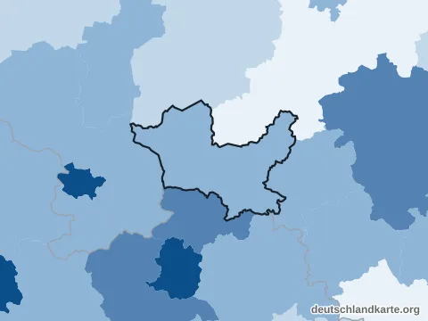 Vorschau: Bevölkerungsdichte vom Kreis Minden-Lübbecke