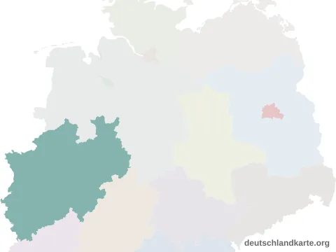 Vorschau: Lagekarte vom Kreis Minden-Lübbecke