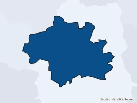 Vorschau: Einwohnerkarte von der kreisfreien Stadt München