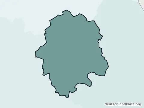 Vorschau: Ortskarte von der kreisfreien Stadt Münster