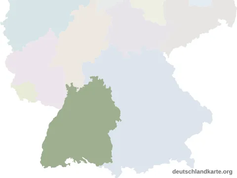 Vorschau: Lagekarte vom Neckar-Odenwald-Kreis