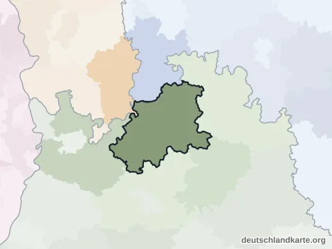 Vorschau: Nachbarkreiskarte vom Neckar-Odenwald-Kreis