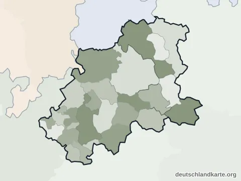Vorschau: Ortskarte vom Neckar-Odenwald-Kreis