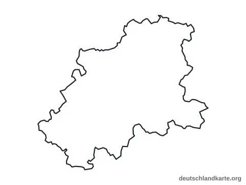 Vorschau: Umrisskarte vom Neckar-Odenwald-Kreis
