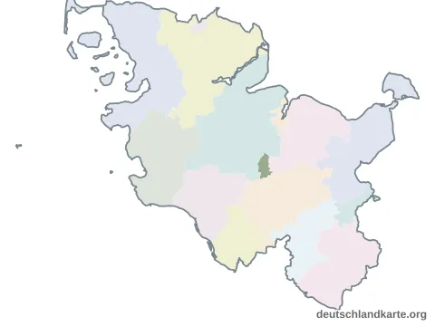 Karte: Kreisfreie Stadt Neumünster in Schleswig-Holstein