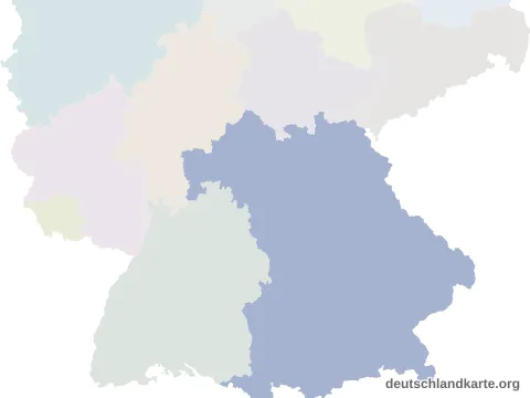 Vorschau: Lagekarte vom Landkreis Neustadt a.d.Aisch-Bad Windsheim