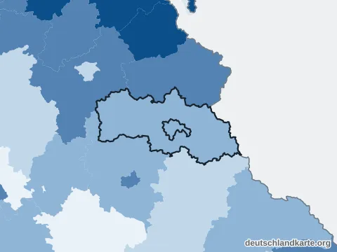 Vorschau: Altersstruktur vom Landkreis Neustadt a.d.Waldnaab