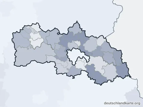 Vorschau: Verwaltungsgliederung vom Landkreis Neustadt a.d.Waldnaab