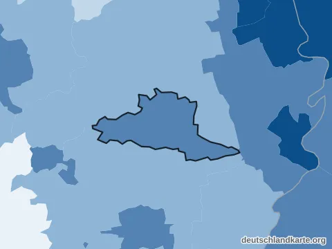 Vorschau: Bevölkerungsdichte von der kreisfreien Stadt Neustadt an der Weinstraße