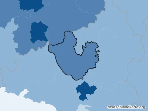 Vorschau: Bevölkerungsdichte vom Landkreis Neuwied