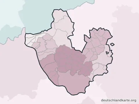 Vorschau: Verwaltungsgliederung vom Landkreis Neuwied