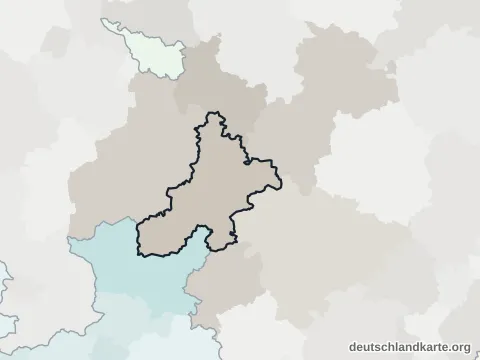 Vorschau: Nachbarkreiskarte vom Landkreis Nienburg (Weser)