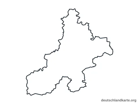 Vorschau: Umrisskarte vom Landkreis Nienburg (Weser)