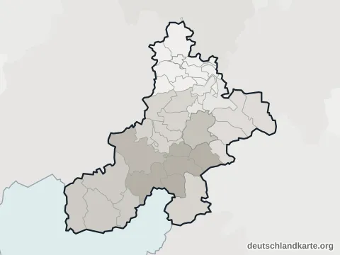 Vorschau: Verwaltungsgliederung vom Landkreis Nienburg (Weser)