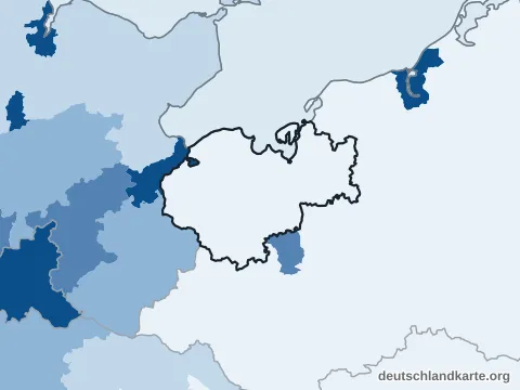 Vorschau: Bevölkerungsdichte vom Landkreis Nordwestmecklenburg
