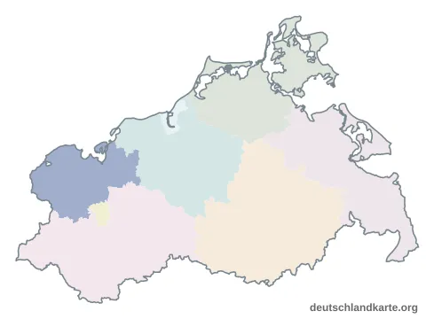 Karte: Landkreis Nordwestmecklenburg in Mecklenburg-Vorpommern