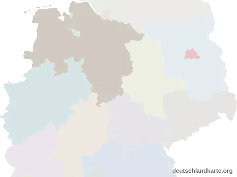 Vorschau: Lagekarte vom Landkreis Northeim