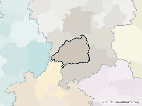 Vorschau: Nachbarkreiskarte vom Landkreis Northeim
