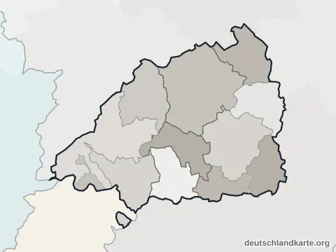 Vorschau: Ortskarte vom Landkreis Northeim